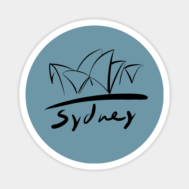 Sydney opera house | Australia Magnet by covostudio